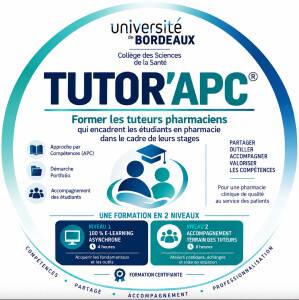 Formation des tuteurs/maîtres de stage en pharmacie : La démarche APC (Approche par Compétences) & Portfolio
